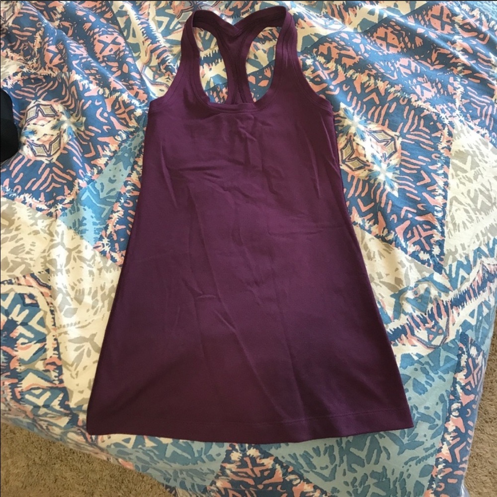 Lululemon purple tank size 2